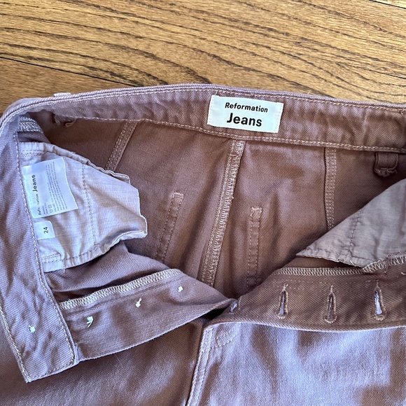 Reformation Brown Flare & Wide Leg Jeans - Picture 2 of 6